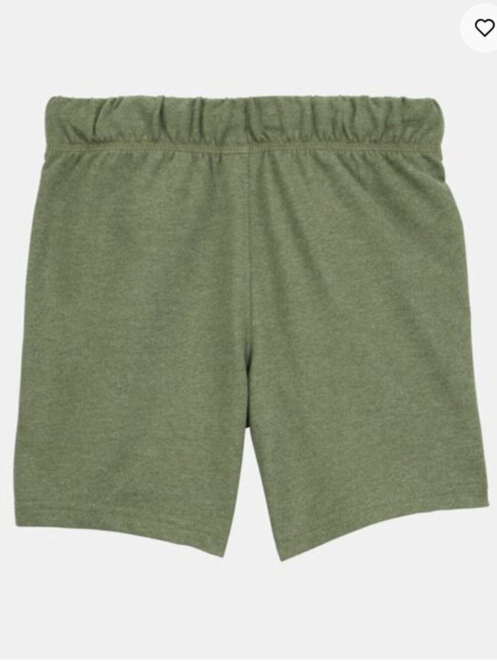 Carters Boys French Terry Shorts Colors- Green, Black, Grey. NWT. Size 5/5A 3in1 - Picture 6 of 6